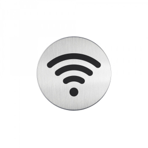 Durable Piktogram, információs tábla, átmérő 83mm, WIFI  ezüst (478523)