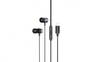 Borofone BM93 Platinum Lightning vezetékes headset füllhallgató grafit (PM036931)