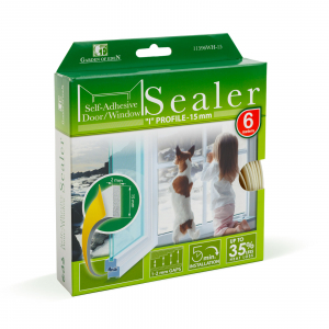 Garden of Eden &Ouml;ntapad&oacute;s ajt&oacute;- ablakszigetelő "I" profil - 6 m feh&eacute;r 15 mm (11596WH-15)