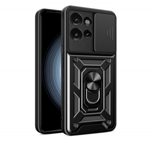 gigapack Defender szilikon telefonv&eacute;dő (&uuml;t&eacute;s&aacute;ll&oacute;s&aacute;g, tart&oacute;gyűrű, kamerav&eacute;dő) FEKETE Motorola Edge 50 5G (XT2407-1) " csomagol&aacute;s" (GP-163849)