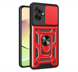 gigapack Defender szilikon telefonv&eacute;dő (&uuml;t&eacute;s&aacute;ll&oacute;s&aacute;g, tart&oacute;gyűrű, kamerav&eacute;dő) PIROS Motorola Moto G55 5G (XT2435) " csomagol&aacute;s" (GP-169844)