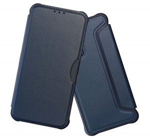 gigapack Tok &aacute;ll&oacute;, bőr hat&aacute;s&uacute; (FLIP, oldalra ny&iacute;l&oacute;, &uuml;t&eacute;s&aacute;ll&oacute;s&aacute;g, l&eacute;gp&aacute;rn&aacute;s sarok, kamerav&eacute;dő, karbon minta) S&Ouml;T&Eacute;TK&Eacute;K Xiaomi Redmi Note 13 5G " csomago