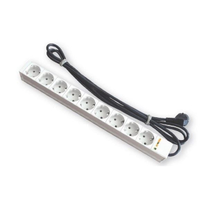 Conteg h&aacute;l&oacute;zati eloszt&oacute; 19" 9xschuko (DP-RP-09-SCHU)