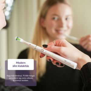 TrueLife SonicBrush Slim20 elektromos fogkefe feh&eacute;r (TLATMSLIM20WA)