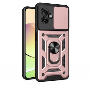 gigapack Defender szilikon telefonv&eacute;dő (&uuml;t&eacute;s&aacute;ll&oacute;s&aacute;g, tart&oacute;gyűrű, kamerav&eacute;dő) ROZ&Eacute;ARANY Motorola Moto G55 5G (XT2435) " csomagol&aacute;s" (GP-169846)