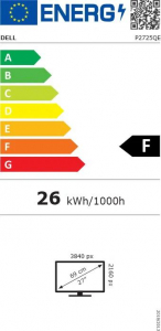 27" DELL P2725QE monitor