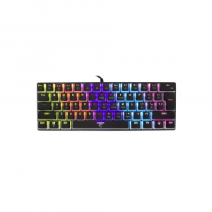 White Shark ASHIKO-2/B/R-US fekete mech. billentyűzet angol, 61 piros kapcs (WS GK-2202-2B/R-US)