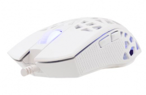White Shark CARADOC-B 7D / 7200 dpi feh&eacute;r RGB gamer eg&eacute;r (WS GM-5018W)