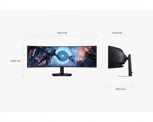 49" Samsung Odyssey G9 G91F DQHD 144Hz gaming monitor (LS49FG912EUXEN)