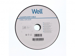 Well LSP-CCA1.00BR-100-WL Hangsz&oacute;r&oacute; k&aacute;bel fekete / piros 2x1mm2 (LSP-CCA1-00BR-100-WL)