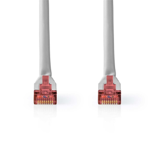 Nedis UTP / FTP Cat6 patch k&aacute;bel, RJ45 aranyozott &eacute;rintkezők, 10/100/1000 Mbit/s, hossz: 30m (CCGL85220GY300)