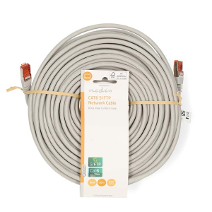 Nedis UTP / FTP Cat6 patch k&aacute;bel, RJ45 aranyozott &eacute;rintkezők, 10/100/1000 Mbit/s, hossz: 30m (CCGL85220GY300)