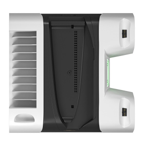 FroggieX PS5/PS5 Slim Kieg&eacute;sz&iacute;tő Ventil&aacute;toros &aacute;llv&aacute;ny + Headset tart&oacute; Feh&eacute;r (FX-P5-C4-W)