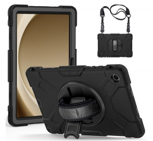 Defender műanyag tok fekete Samsung Galaxy Tab A9 Plus 5G (SM-X216) / Galaxy Tab A9 Plus WIFI (SM-X210) "Gigapack csomagol&aacute;s"