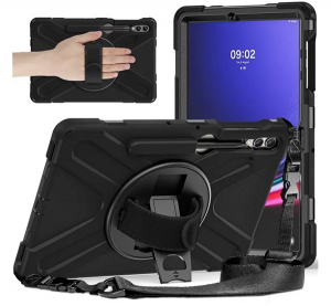 Defender műanyag tok fekete Samsung Galaxy Tab S9 Plus WIFI (SM-X810) / Galaxy Tab S9 Plus LTE (SM-X816) "Gigapack csomagol&aacute;s"