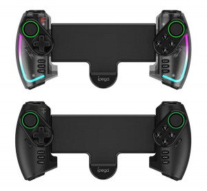 iPega vezet&eacute;k n&eacute;lk&uuml;li kontroller (v5.0, 300mAh akku, RGB, iOS/Android/PC/PS3/Nintendo Switch kompatibilis) FEKETE (PG-9777SH)