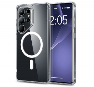 ESR CH HALOLOCK szilikon telefonv&eacute;dő (&uuml;t&eacute;s&aacute;ll&oacute;s&aacute;g, l&eacute;gp&aacute;rn&aacute;s sarok, MagSafe) &Aacute;TL&Aacute;TSZ&Oacute; Samsung Galaxy S25 Ultra (SM-S938) (GP-166596)