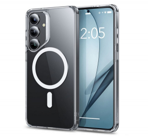 ESR CH HALOLOCK szilikon telefonv&eacute;dő (&uuml;t&eacute;s&aacute;ll&oacute;s&aacute;g, l&eacute;gp&aacute;rn&aacute;s sarok, MagSafe) &Aacute;TL&Aacute;TSZ&Oacute; Samsung Galaxy S25 Plus (SM-S936) (GP-166597)