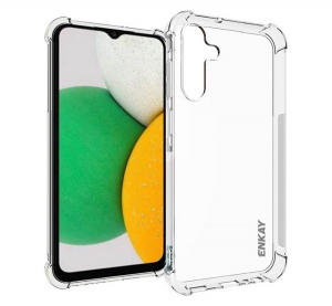 ENKAY szilikon telefonv&eacute;dő (&uuml;t&eacute;s&aacute;ll&oacute;s&aacute;g, l&eacute;gp&aacute;rn&aacute;s sarok) &Aacute;TL&Aacute;TSZ&Oacute; Samsung Galaxy A15 4G (SM-A155) / Galaxy A15 5G (SM-A156) (GP-150514)