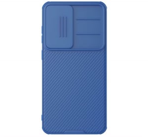 Nillkin CAMSHIELD PRO szilikon telefonvédő (ütésállóság, kameravédő, csíkos) SÖTÉTKÉK Samsung Galaxy S25 Ultra (SM-S938) (GP-164955)