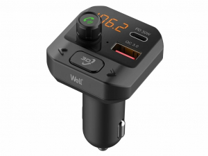 Well Bluetooth 5.3 FM transmitter, MP3, WMA (FM-TRANS-BT-PURE-WL)