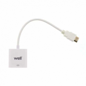 Well HDMI-VGA &aacute;talak&iacute;t&oacute; adapter (Adapt-HDMIM-VGAF-0-2WE-WL)