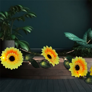 Garden of Eden SZOL&Aacute;R F&Eacute;NYF&Uuml;Z&Eacute;R VIR&Aacute;G, 2,4 M,  20 MELEGFEH&Eacute;R LED (11762B)