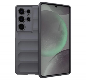 Szilikon telefonv&eacute;dő (&uuml;t&eacute;s&aacute;ll&oacute;s&aacute;g, kamerav&eacute;dő, 3D) S&Ouml;T&Eacute;TSZ&Uuml;RKE Samsung Galaxy S25 Ultra (SM-S938) "Gigapack csomagol&aacute;s" (GP-165163)