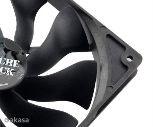 Akasa APACHE Black 140mm hűtőventilátor (AK-FN062)