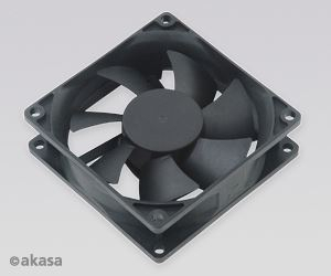 Akasa Black ház hűtő ventilátor fekete 8cm (DFS802512L)