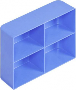 Alutec Szersz&aacute;mtart&oacute; bet&eacute;t 4 r&eacute;szes (H x Sz x Ma) 153 x 111 x 52 mm (66023)