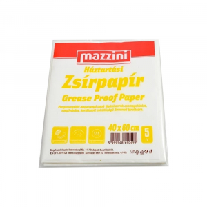 Mazzini Zsírpapír íves 40 x 60 cm 5 ív/csomag (103036)