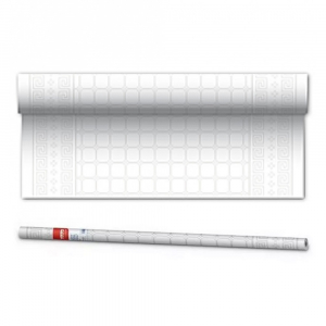 Fato Asztalter&iacute;tő damask tekercses 1,2 x 7 m  feh&eacute;r (84630001)