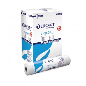 Lucart Orvosi pap&iacute;rlepedő 2 r&eacute;teg 100 % cellul&oacute;z 80 m 59 x 37 cm lap 6 tek/karton Strong _ (870072J)