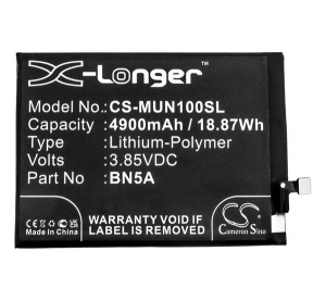 Cameron Sino Li-Polymer akku (3.85V/4900mAh, Redmi BN5A kompatibilis) Xiaomi Redmi Note 10 5G (Poco M3 Pro 5G) / Redmi Note 10 4G (Note 10s) (CS-MUN10