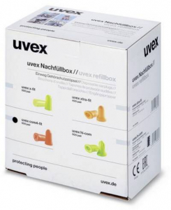 Uvex hi-com Hallásvédő füldugó 24 dB többször használható EN 352-2 100 pár (2112101)