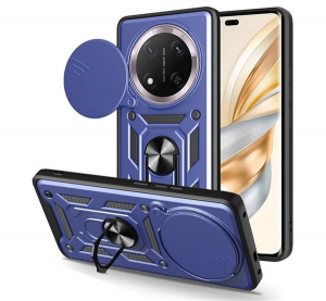 Defender szilikon telefonv&eacute;dő (&uuml;t&eacute;s&aacute;ll&oacute;s&aacute;g, tart&oacute;gyűrű, kamerav&eacute;dő) S&Ouml;T&Eacute;TK&Eacute;K Honor Magic 7 Lite "Gigapack csomagol&aacute;s" (GP-166618)