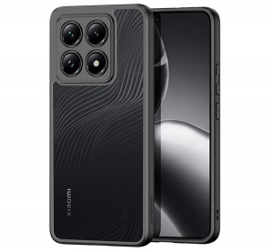 Dux Ducis AIMO szilikon telefonv&eacute;dő (&uuml;t&eacute;s&aacute;ll&oacute;s&aacute;g, kamerav&eacute;dő, matt, hull&aacute;m) FEKETE Xiaomi 14T (GP-162910)