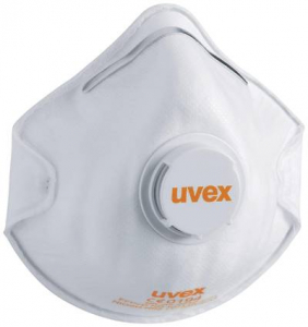 Uvex silv-air classic 2210  Finom por ellen v&eacute;dő maszk szeleppel FFP2 D 15 db (8762210)