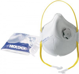 Moldex Smart Pocket   Finom por ellen v&eacute;dő maszk szelep n&eacute;lk&uuml;l FFP3 D 10 db EN 149:2001, EN 149:2009 DIN 149:2001, DIN 149:2009 (257501)