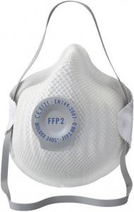Moldex Klassiker  Finom por ellen v&eacute;dő maszk szelep n&eacute;lk&uuml;l FFP2 D 20 db EN 149:2001, EN 149:2009 DIN 149:2001, DIN 149:2009 (240515)