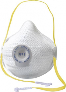 Moldex Air  Finom por ellen v&eacute;dő maszk szeleppel FFP3 D 10 db EN 149:2001, EN 149:2009 DIN 149:2001, DIN 149:2009 (325501)