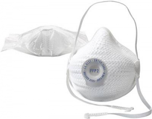 Moldex AIR   Finom por ellen v&eacute;dő maszk szelep n&eacute;lk&uuml;l FFP2 D 10 db (315501)
