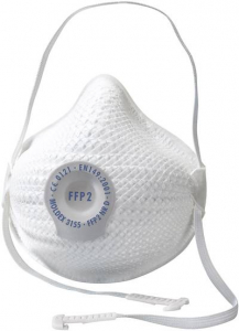 Moldex AIR   Finom por ellen v&eacute;dő maszk szelep n&eacute;lk&uuml;l FFP2 D 10 db (315501)