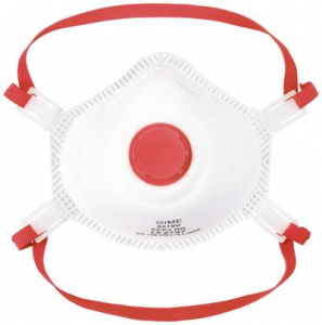 GIME Finom por ellen v&eacute;dő maszk szeleppel FFP3 10 db EN 149:2001 + A1:2009 DIN 149:2001 + A1:2009 (2575496)