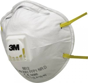 3M Finom por ellen v&eacute;dő sz&aacute;jmaszk szeleppel FFP1 10 db,  (8812)