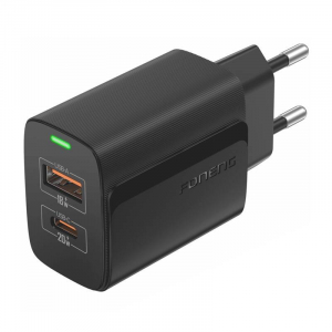 Foneng EU66 A+C hálózati töltő (fekete) (EU66 C-C/black)