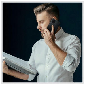 Tech-Protect fekete Waller Book / Flip tok kártyatartóval Samsung Galaxy A16 készülékhez