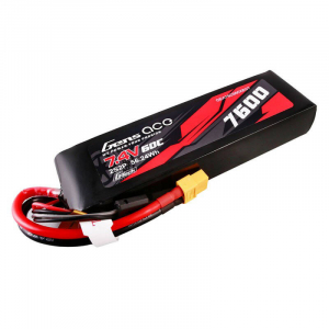 Gens Ace G-Tech 7600mAh 7.4V 60C 2S2P Lipo akkumul&aacute;tor PC mat (GEA762S60X6GT)
