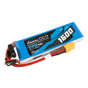 Gens Ace G-Tech LiPo 1600mAh 7.4V 45C 2S1P XT60 akkumul&aacute;tor (GEA162S45X6GT)
